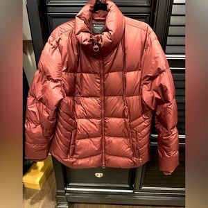 EUC rarely worn Athleta dark red Inlet puffer jacket, size 1X.